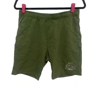 Roots Canada Gym Shorts Green size small